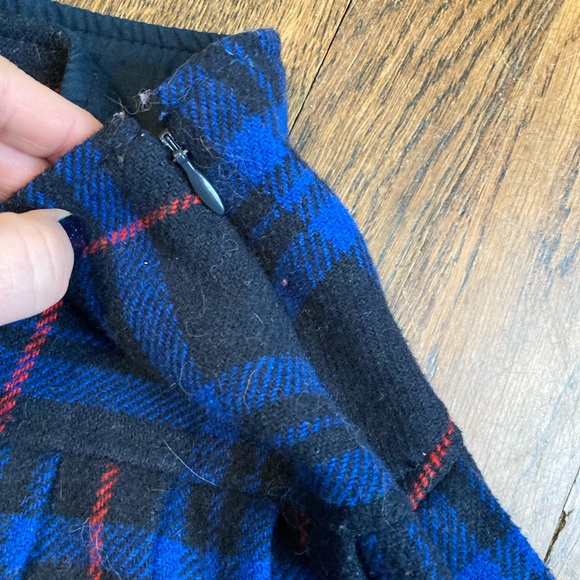 Abercrombie wool plaid mini skirt size 10 - Picture 2 of 4